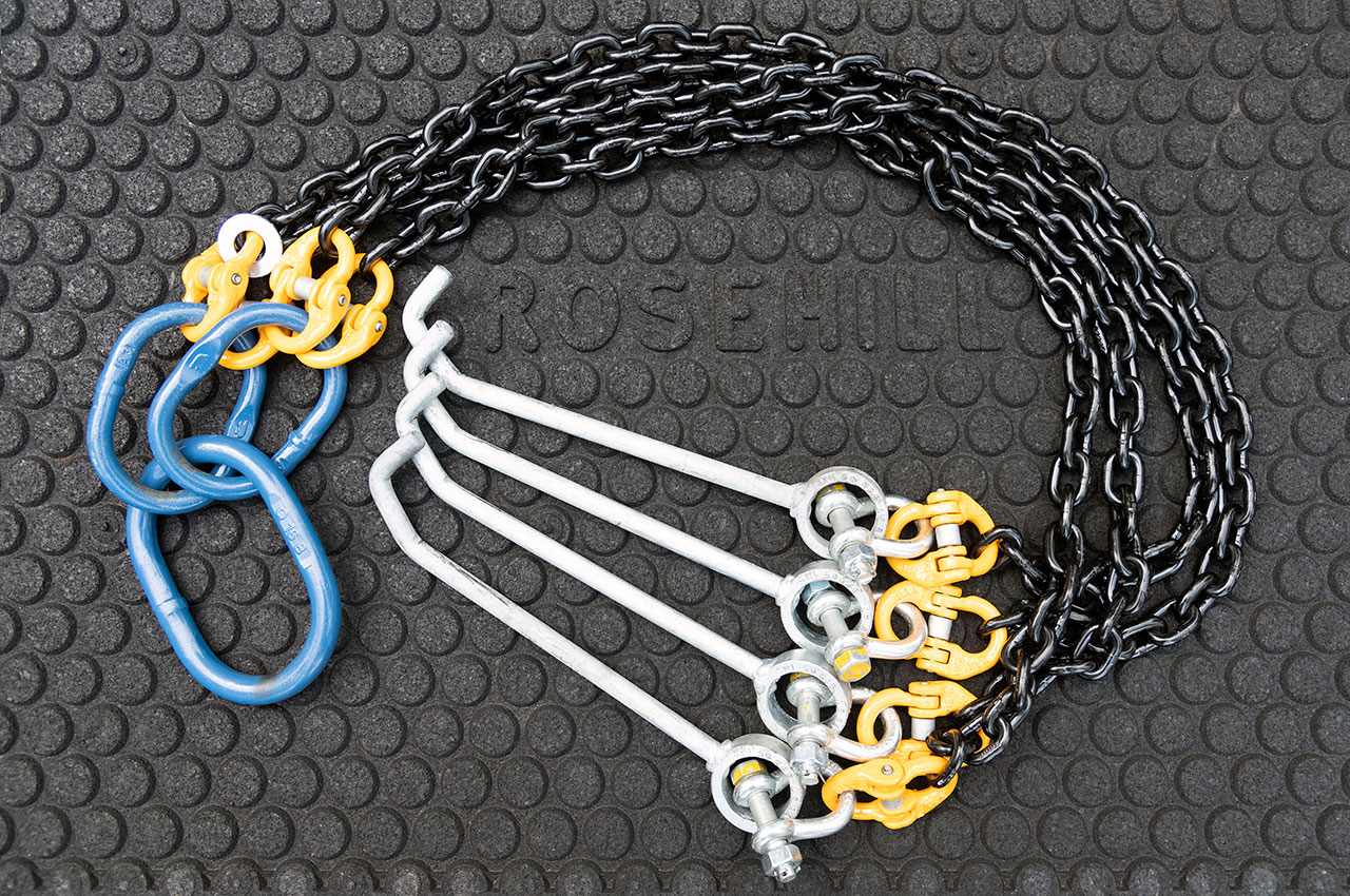 Lifting hooks for rail crossing panels