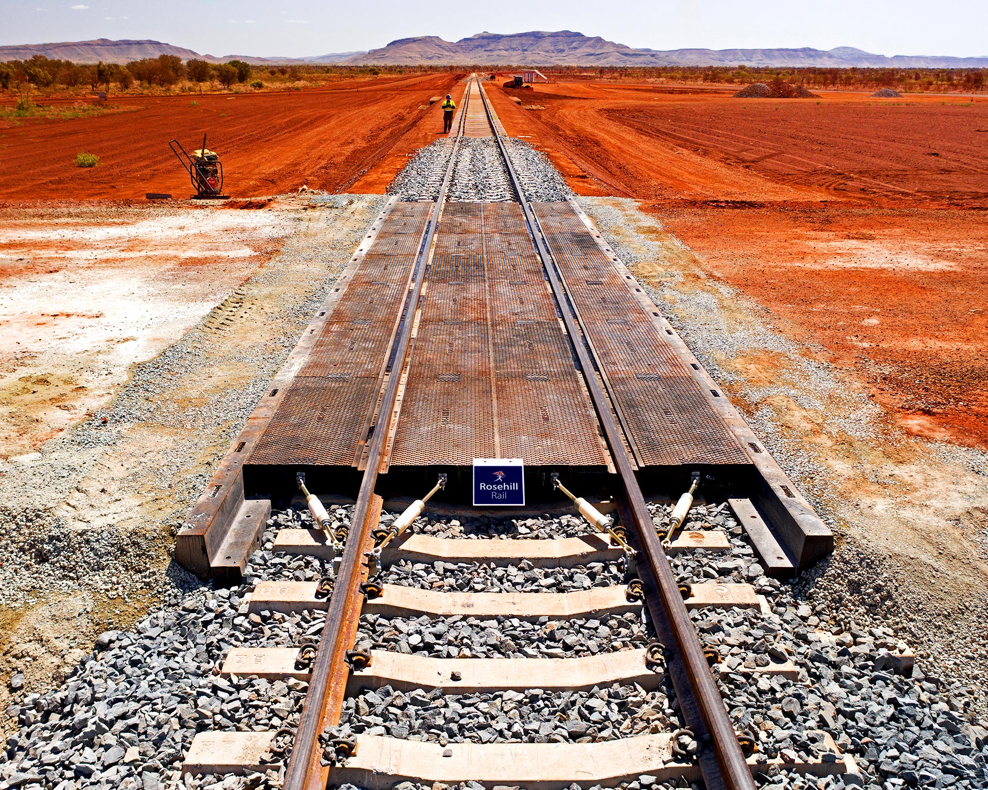 TITAN heavy duty crossing installation