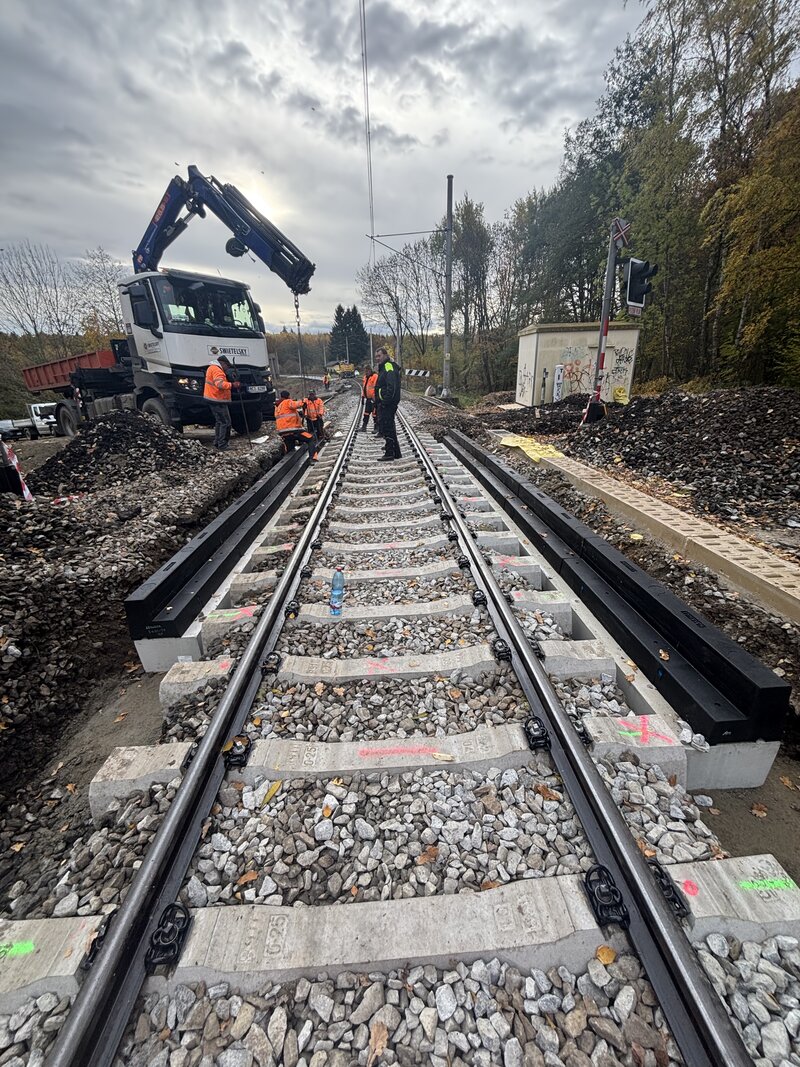 Team working together during StrandLock panel installation