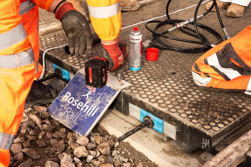 Completed StrandLock crossing detail